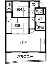 魚住コーポ  ｜ 兵庫県明石市魚住町清水（賃貸マンション2LDK・3階・31.96㎡） その2