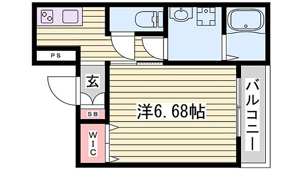 エステイトＥ垂水2 ｜兵庫県神戸市垂水区平磯2丁目(賃貸アパート1K・1階・25.89㎡)の写真 その2