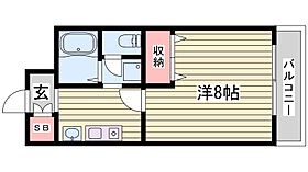 グリーンシャトル  ｜ 兵庫県神戸市西区伊川谷町有瀬（賃貸マンション1K・2階・25.00㎡） その2