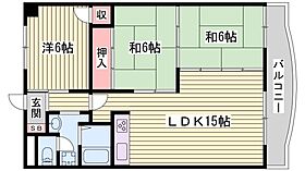 シーサイドヌーベル重  ｜ 兵庫県明石市林崎町3丁目（賃貸マンション3LDK・1階・68.00㎡） その2