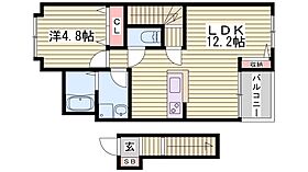 フロントフィールド東二見  ｜ 兵庫県明石市二見町東二見（賃貸アパート1LDK・2階・45.27㎡） その2