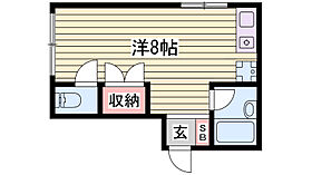 ジョイフル垂水南  ｜ 兵庫県神戸市垂水区平磯4丁目（賃貸マンション1R・3階・20.00㎡） その2