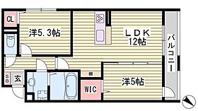 シャルム　フルーレ  ｜ 兵庫県明石市大久保町福田3丁目（賃貸アパート2LDK・2階・51.44㎡） その2