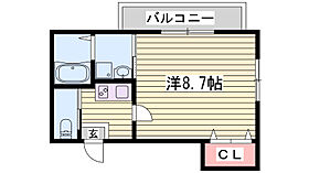 へーベル天文  ｜ 兵庫県明石市天文町2丁目（賃貸アパート1K・1階・29.12㎡） その2