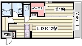 アルコバレーノ潤和  ｜ 兵庫県神戸市西区伊川谷町潤和（賃貸アパート1LDK・1階・41.89㎡） その2