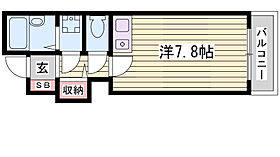 アビタシオン  ｜ 兵庫県明石市西新町3丁目（賃貸マンション1R・5階・22.20㎡） その2