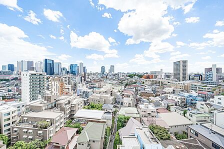 バルコニーからの眺望写真(南側)、眺望は永続的に保証されるものではありません