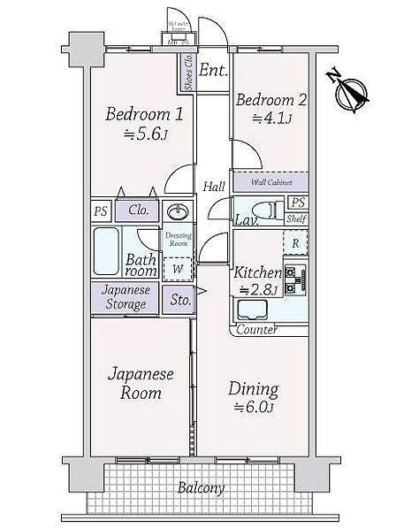 3DK 間取り