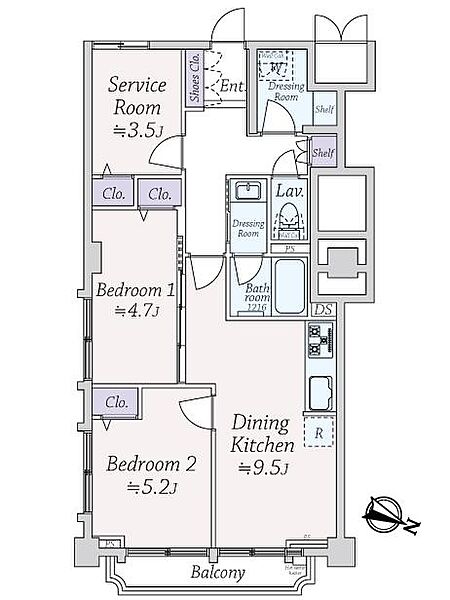 間取りを拡大表示