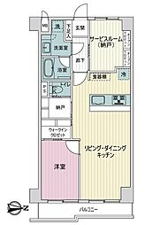 コープ野村大塚 1SLDKの間取図画像
