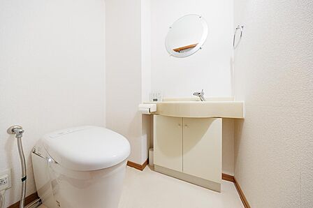 独立型水栓が採用されており、水がはねにくいので、掃除の手間が軽減されます。