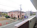 バルコニーから...