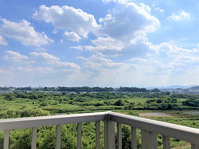 バルコニー ランドシティ立川多摩川テラス 7階/-