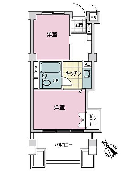 間取りを拡大表示