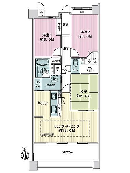 間取りを拡大表示