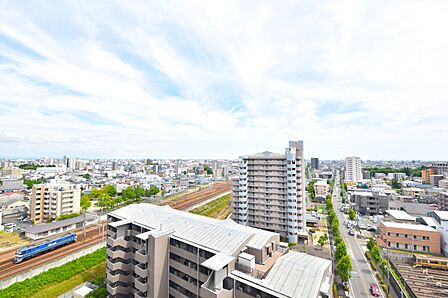 南面バルコニーからの眺望