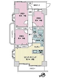 間取図画像 3LDK