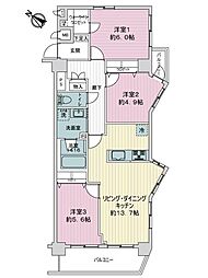 間取図画像 3LDK