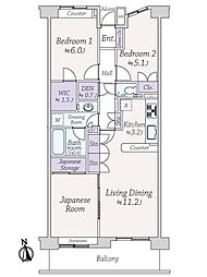 間取図画像 3LDK