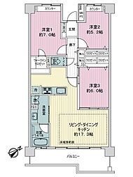 間取図画像 3LDK