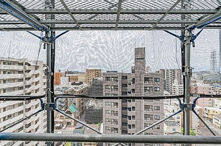 南西向きバルコニーからの眺望