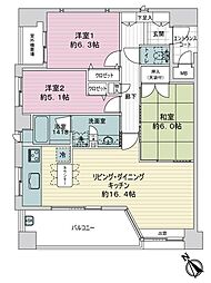 間取図画像 3LDK