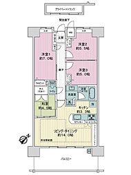 ヴェルディ可部小学校前 4LDKの間取図画像