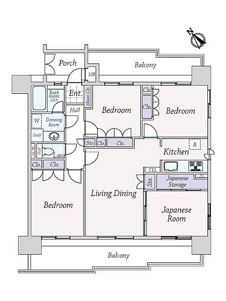間取りを拡大表示