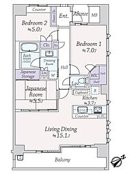 間取図画像 3LDK