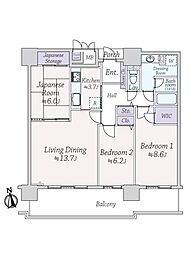 間取図画像 3LDK