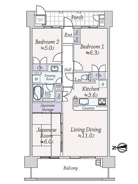 間取りを拡大表示