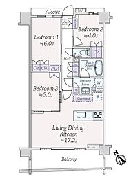 間取図画像 3LDK
