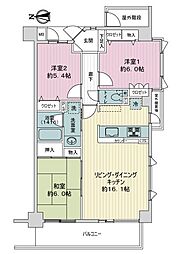 間取図画像 3LDK