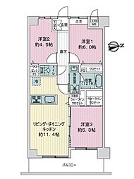 間取図画像 3LDK