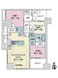 間取図画像 2SLDK