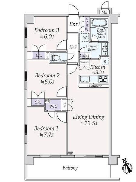 間取りを拡大表示