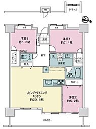 間取図画像 3LDK
