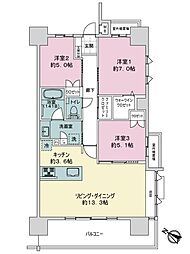 間取図画像 3LDK