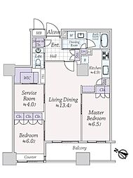 間取図画像 2SLDK