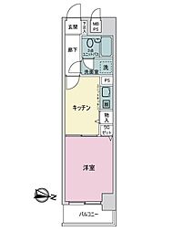 間取図画像 1K
