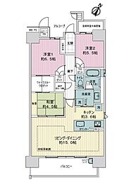 間取図画像 3LDK