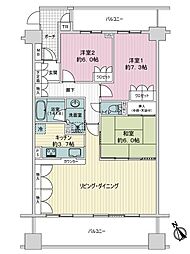 ステイツ茨木グランプレイス 3LDKの間取図画像