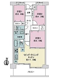 間取図画像 3LDK
