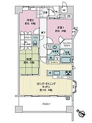 メロディーハイム千里山田 3LDKの間取図画像