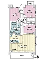 間取図画像 3LDK