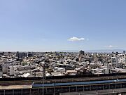 南側バルコニーからの眺望（眺望は永続的に保証されるものではありません）