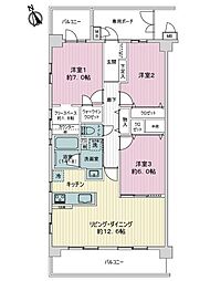 間取図画像 3LDK