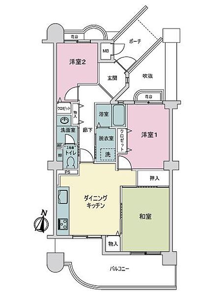 間取りを拡大表示