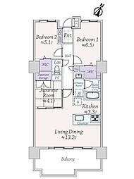間取図画像 3LDK