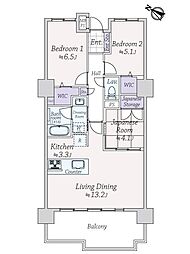 アルトゥーレ美浜 3LDKの間取図画像